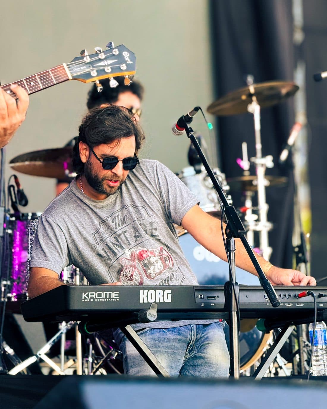 Leandro Ludueña, Teclado y coros